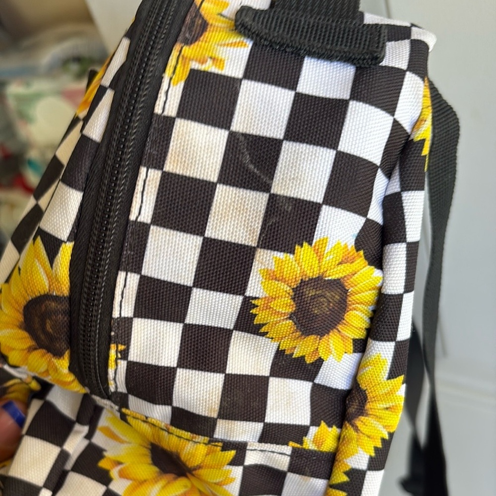 Vans Checkered Sunflower Mini Backpack - image 6